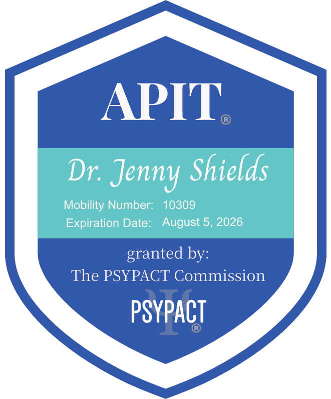 A graphic of a certificate with the words "APIT Credential" and a stylized checkmark.